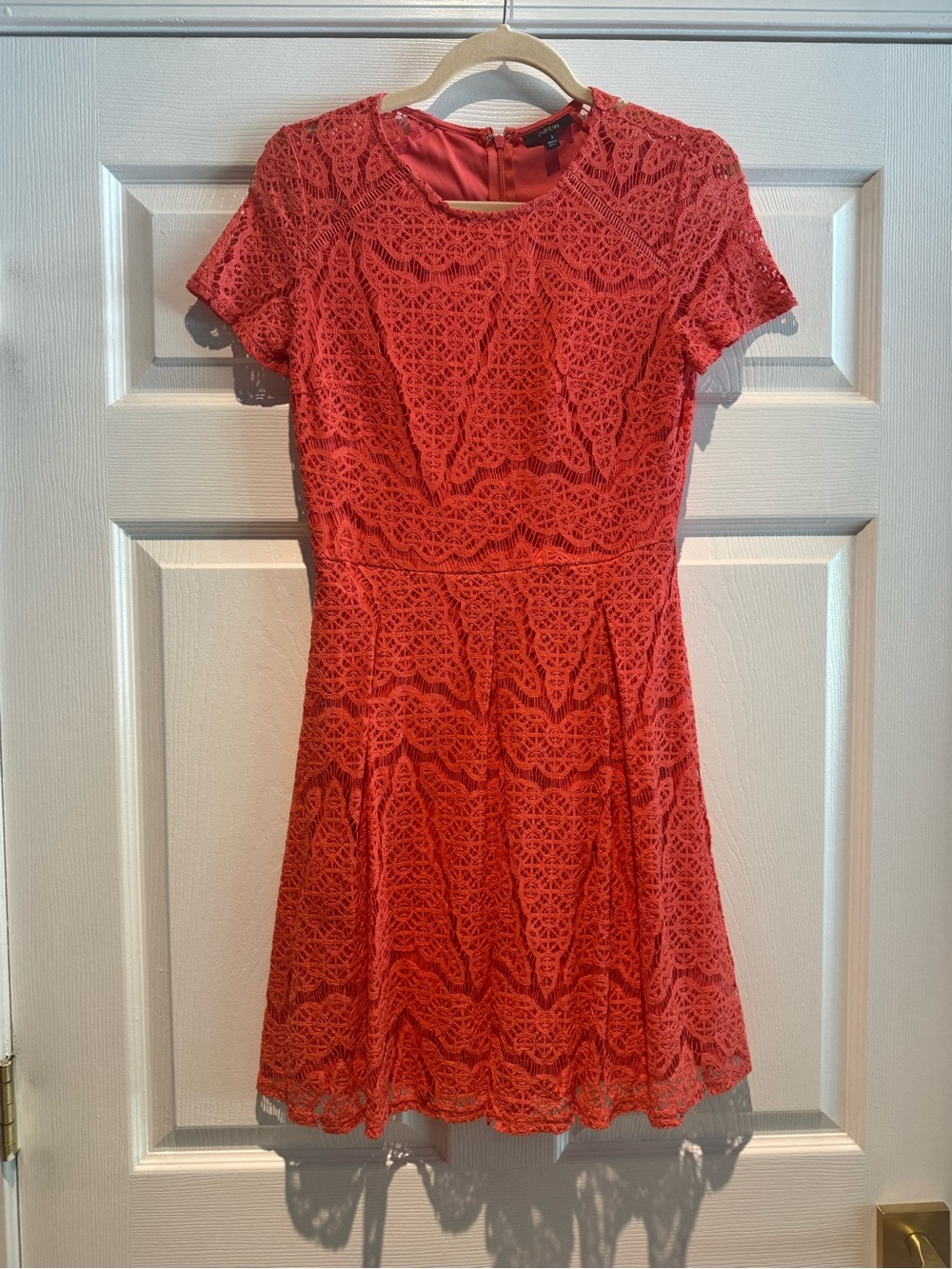 Apt. 9 Coral Lace Fit-and-Flare Dress